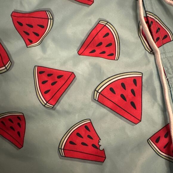NWT runks Surf & Swim Co. Watermelon Sano Printed Swim Trunks size small - Picture 7 of 11